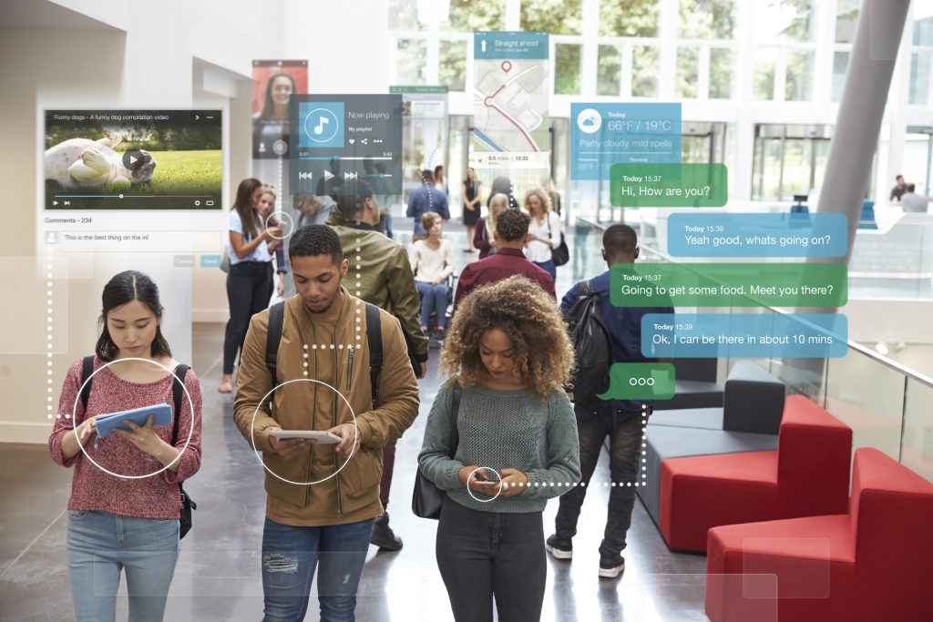 Identifying audience groups for social networking used by a business
