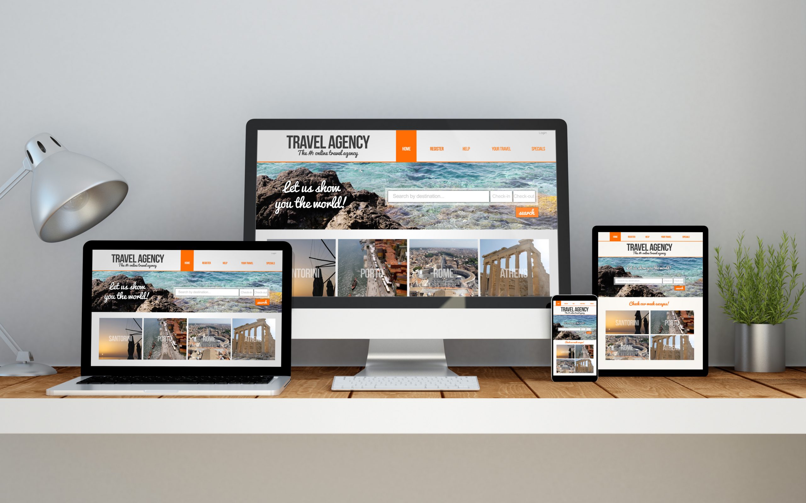Testing the finished website across multiple devices to ensure it is responsive and mobile friendly