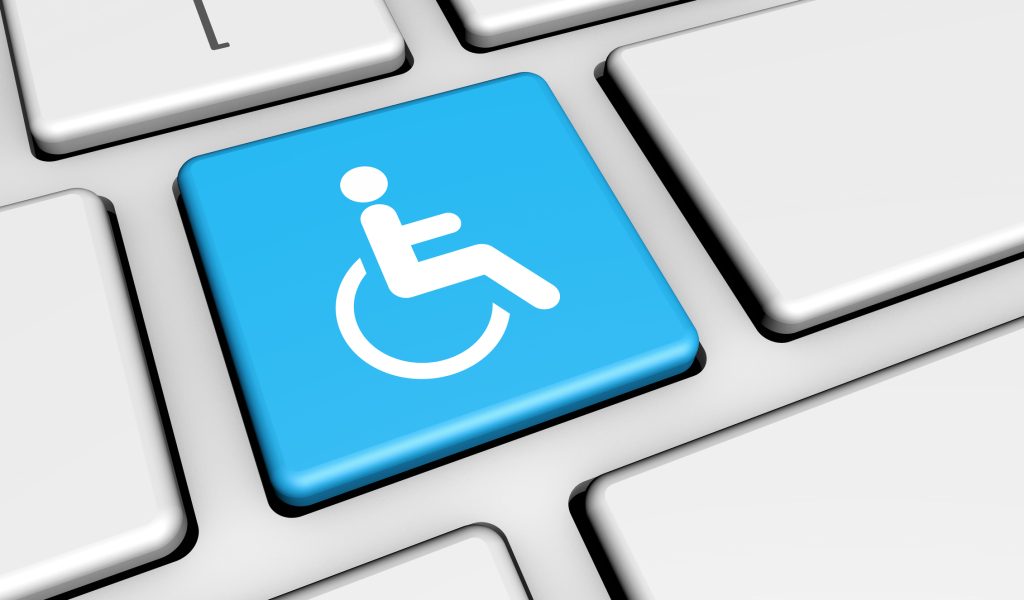 Web accessibility is used to help readers with disabilities navigate the website easier