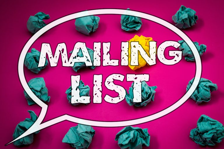 Build an email list to grow your audience