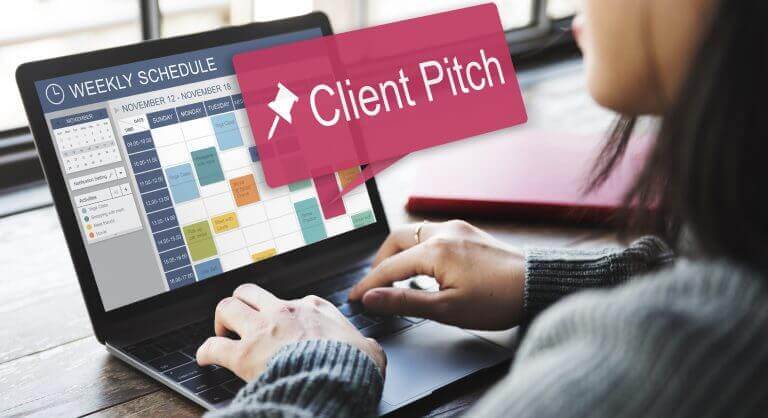 Client Pitch Consultant Corporate Customer Job Concept