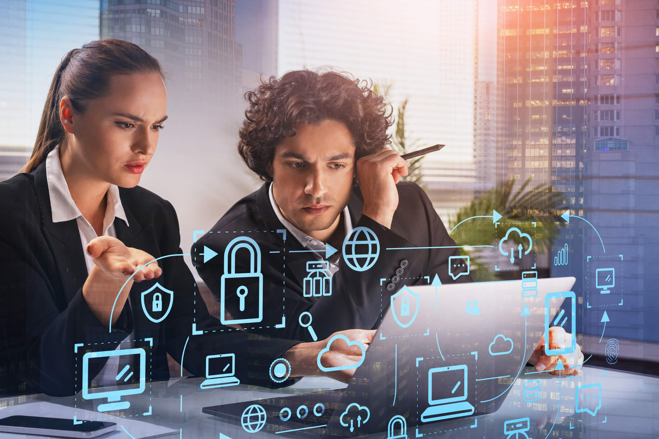 Strategies used to provide privacy and security when operating online