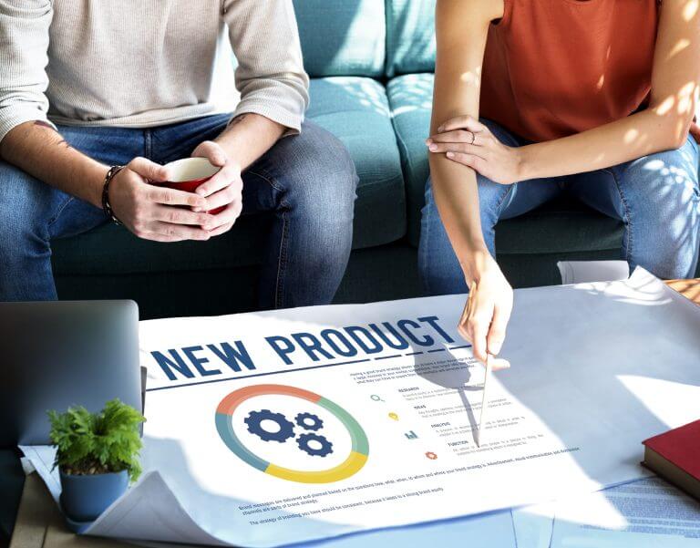 New Product Development Success Concept
