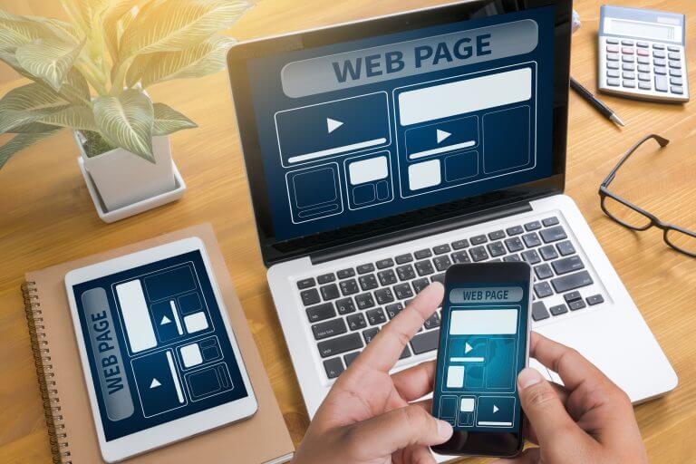 Online engagement by using the web