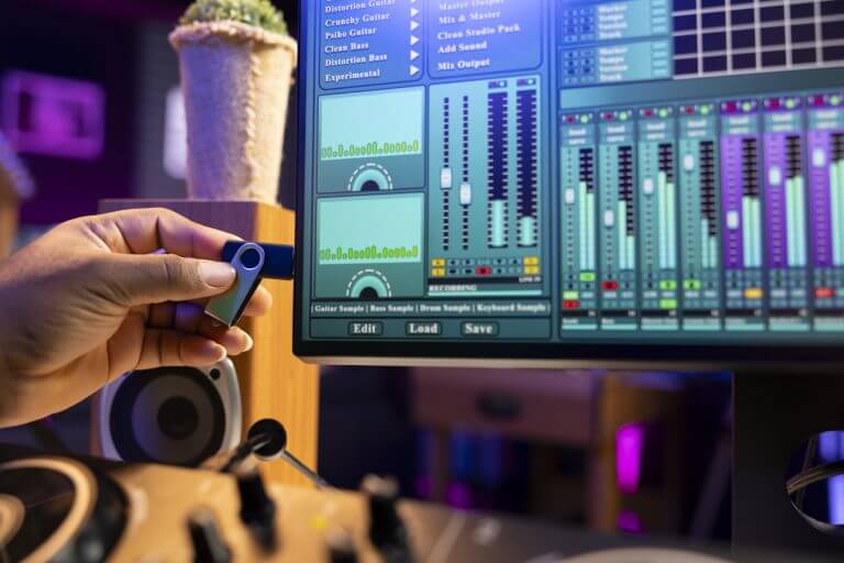 Use of audio software to edit your sound files